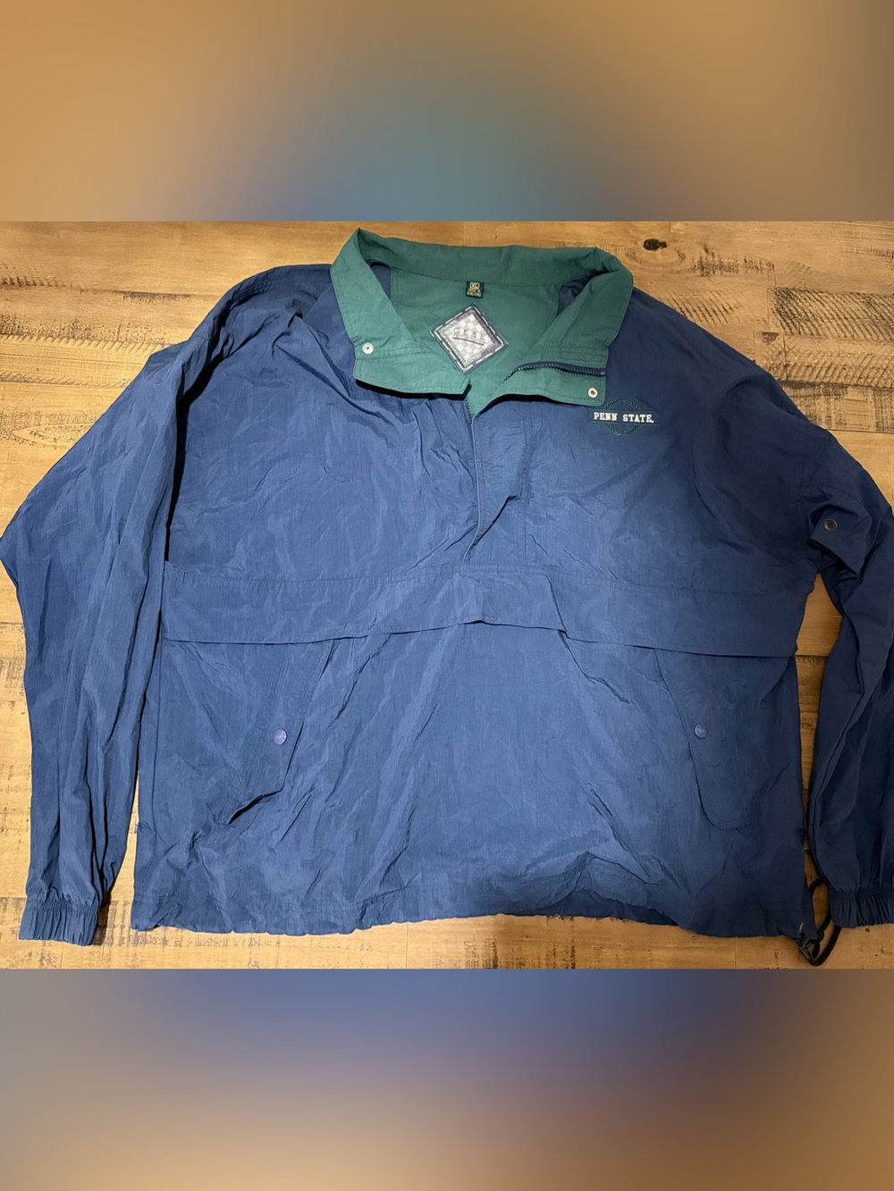 Vintage Gear for Sports Penn State Nittany Lions Jacket Blue/Green Men's XL